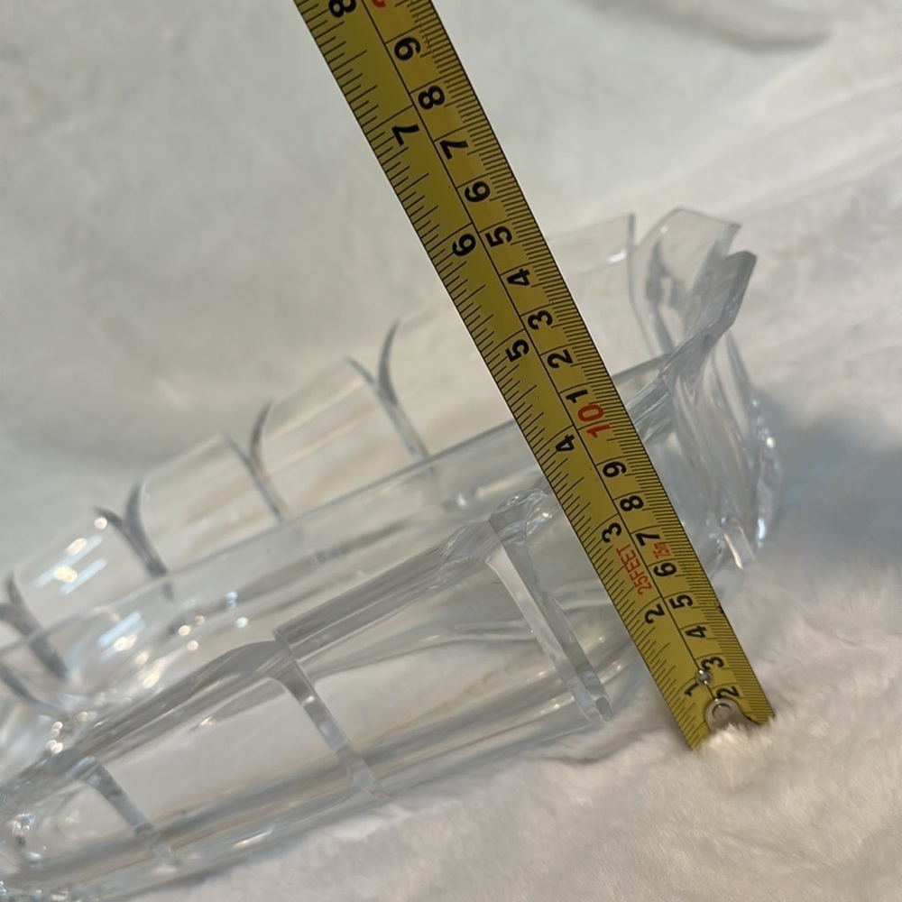 Vintage William Bounds Grainware Regal Lucite Oval Divided serving Dish MCM - Picture 8 of 10